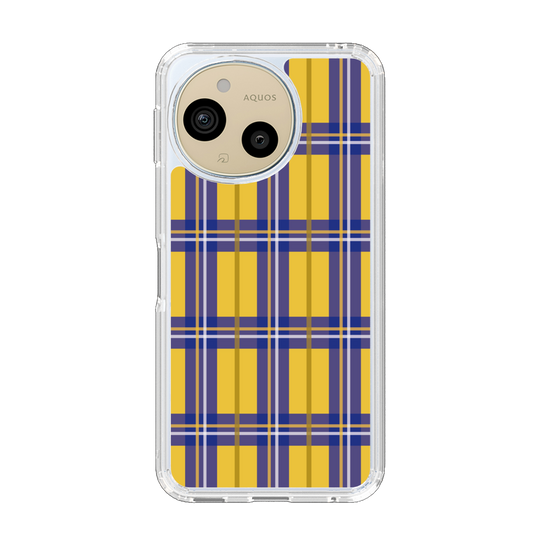 スリムプロテクションケース［ Tartan Check - Yellow ］