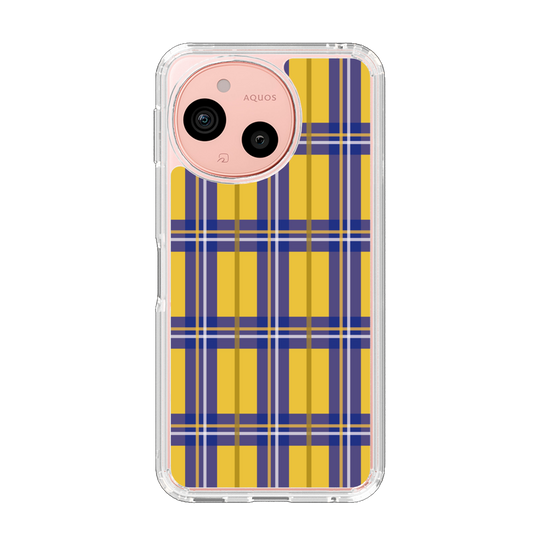 スリムプロテクションケース［ Tartan Check - Yellow ］