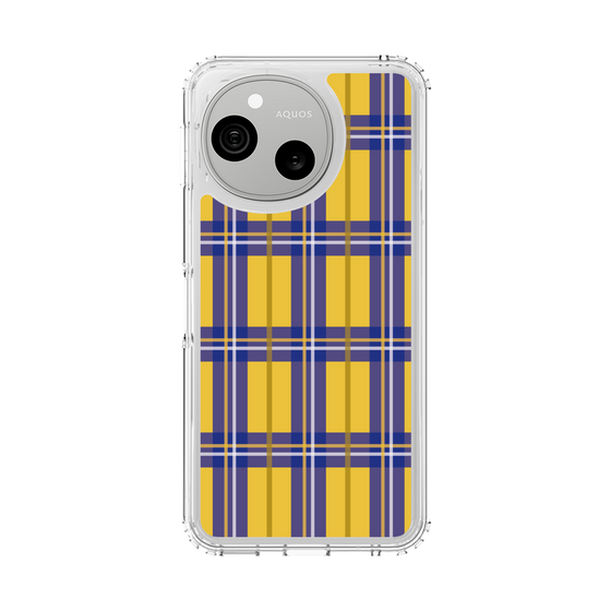 スリムプロテクションケース［ Tartan Check - Yellow ］