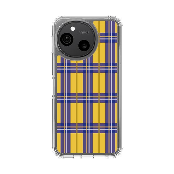スリムプロテクションケース［ Tartan Check - Yellow ］