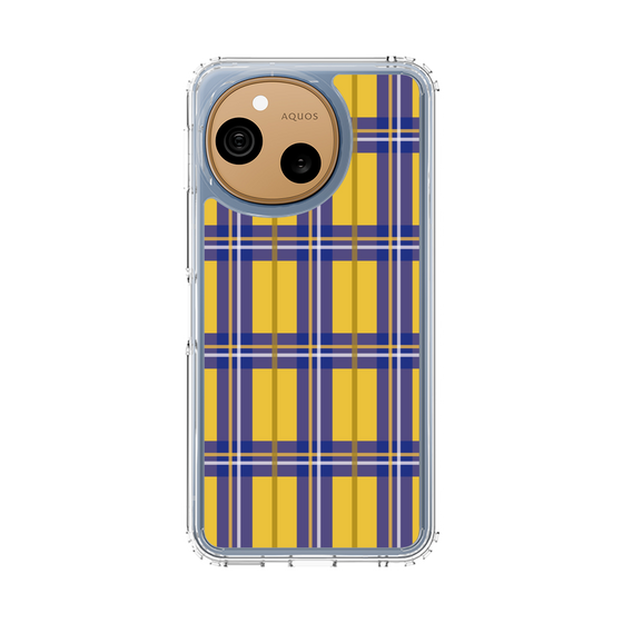 スリムプロテクションケース［ Tartan Check - Yellow ］
