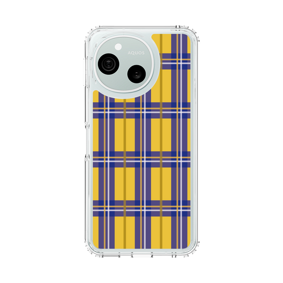 スリムプロテクションケース［ Tartan Check - Yellow ］