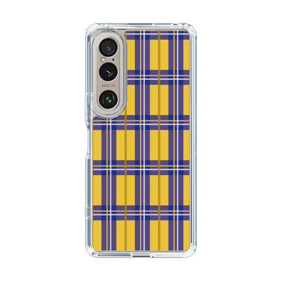 スリムプロテクションケース［ Tartan Check - Yellow ］