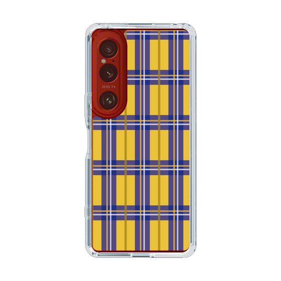 スリムプロテクションケース［ Tartan Check - Yellow ］