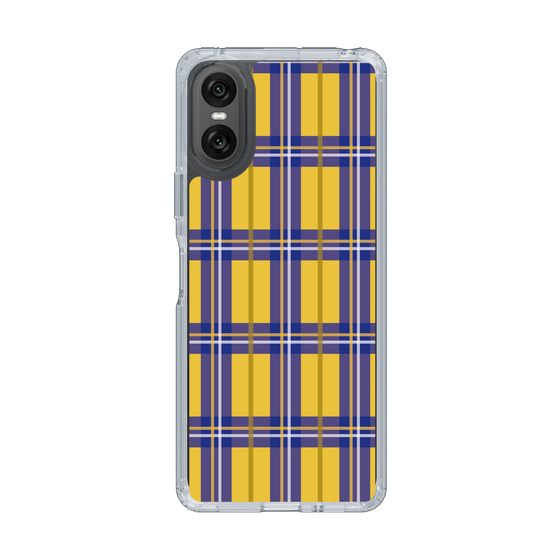 スリムプロテクションケース［ Tartan Check - Yellow ］