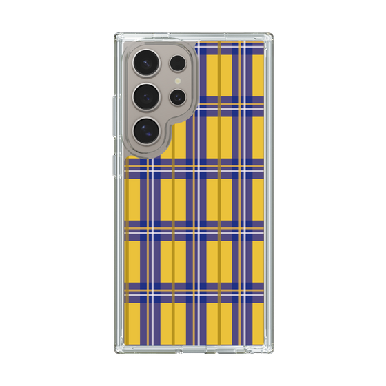 スリムプロテクションケース［ Tartan Check - Yellow ］