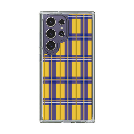 スリムプロテクションケース［ Tartan Check - Yellow ］