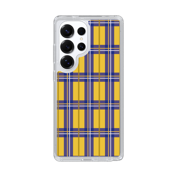 スリムプロテクションケース［ Tartan Check - Yellow ］