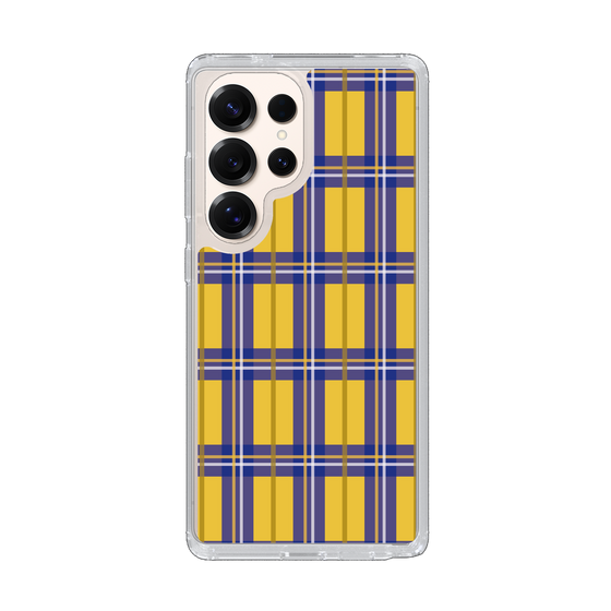 スリムプロテクションケース［ Tartan Check - Yellow ］