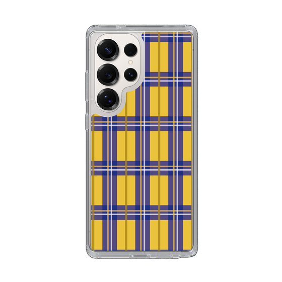 スリムプロテクションケース［ Tartan Check - Yellow ］