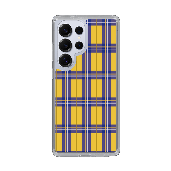 スリムプロテクションケース［ Tartan Check - Yellow ］