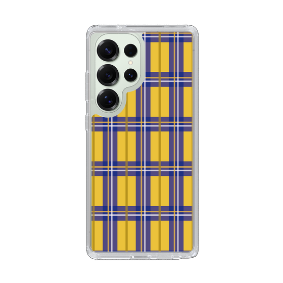 スリムプロテクションケース［ Tartan Check - Yellow ］