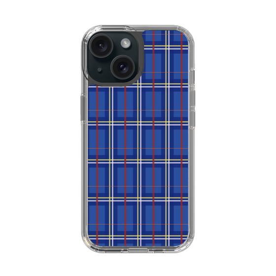 スリムプロテクションケース［ Tartan Check - Blue ］