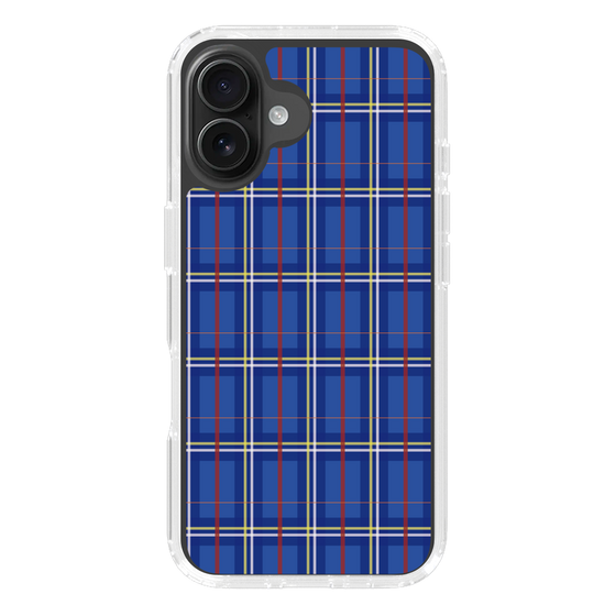 スリムプロテクションケース［ Tartan Check - Blue ］