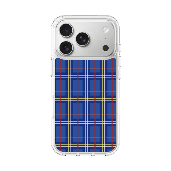 スリムプロテクションケース［ Tartan Check - Blue ］