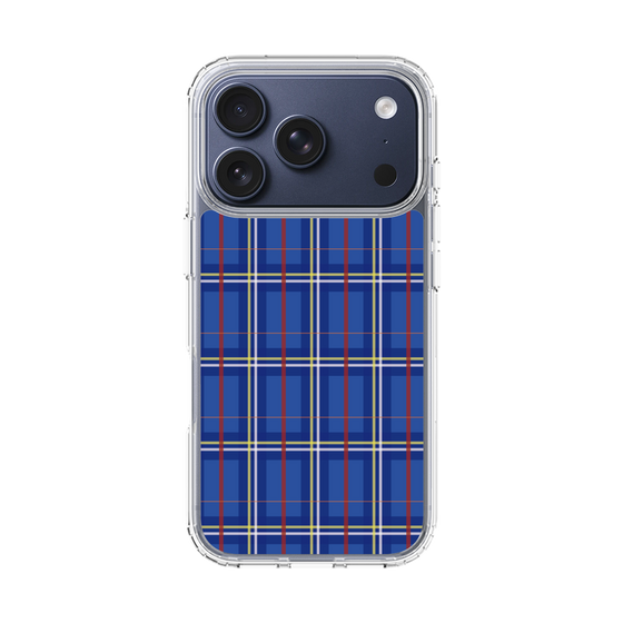 スリムプロテクションケース［ Tartan Check - Blue ］