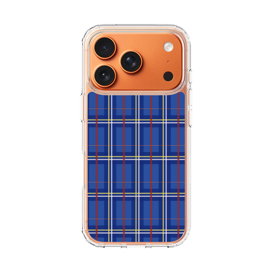 スリムプロテクションケース［ Tartan Check - Blue ］
