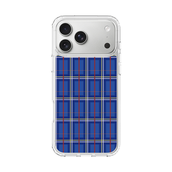 スリムプロテクションケース［ Tartan Check - Blue ］