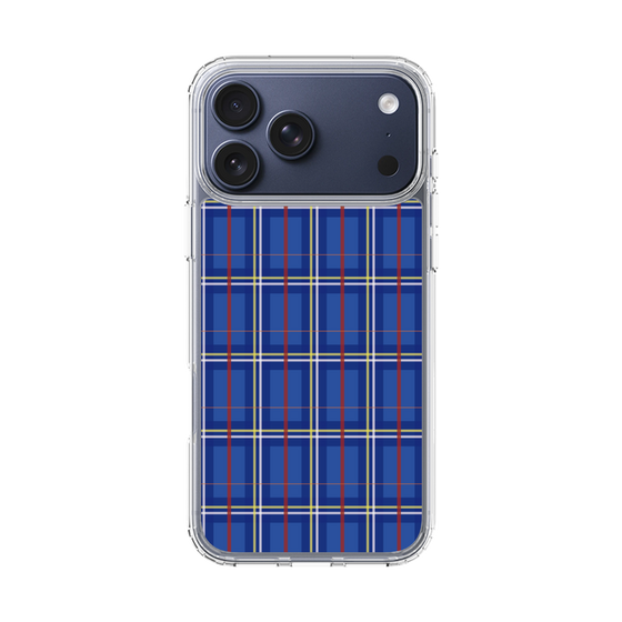 スリムプロテクションケース［ Tartan Check - Blue ］
