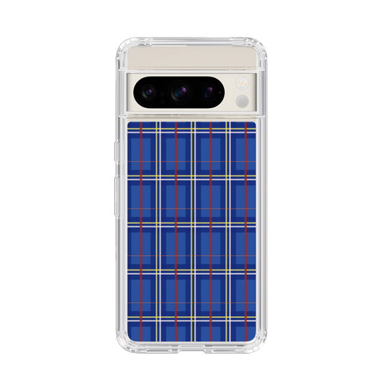 スリムプロテクションケース［ Tartan Check - Blue ］