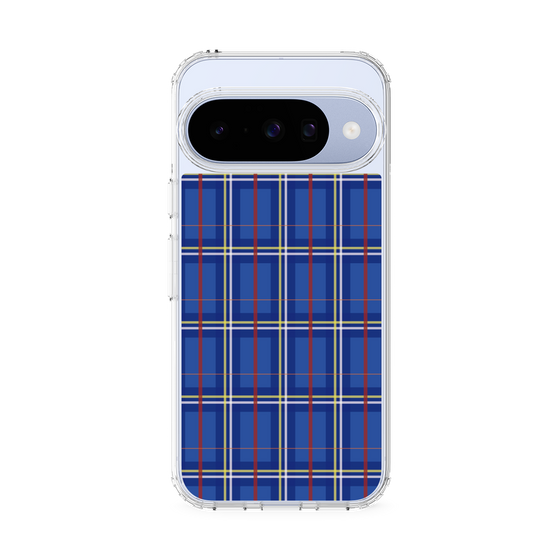 スリムプロテクションケース［ Tartan Check - Blue ］