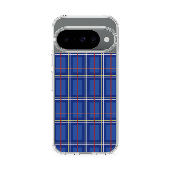 スリムプロテクションケース［ Tartan Check - Blue ］