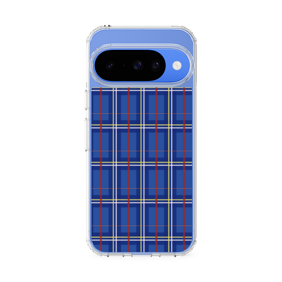 スリムプロテクションケース［ Tartan Check - Blue ］