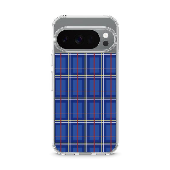 スリムプロテクションケース［ Tartan Check - Blue ］