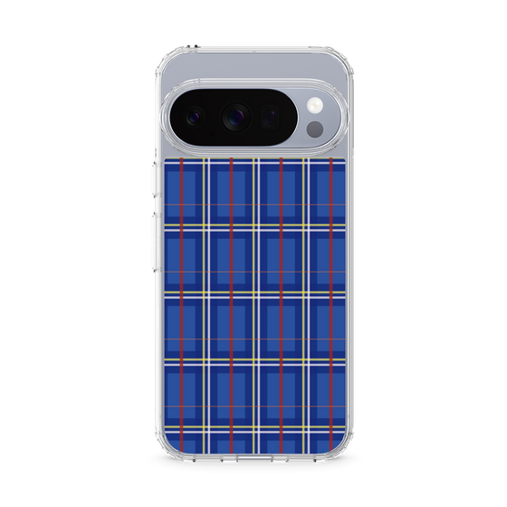 スリムプロテクションケース［ Tartan Check - Blue ］