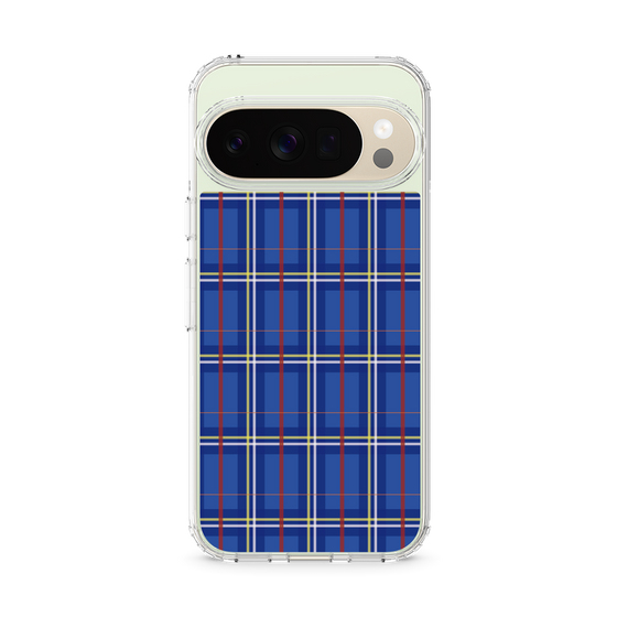 スリムプロテクションケース［ Tartan Check - Blue ］