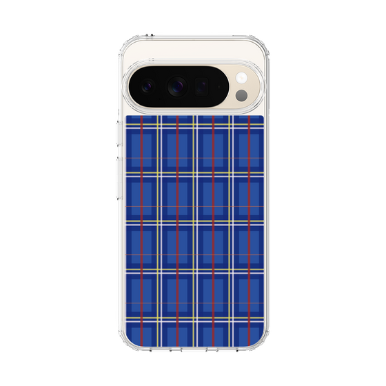 スリムプロテクションケース［ Tartan Check - Blue ］