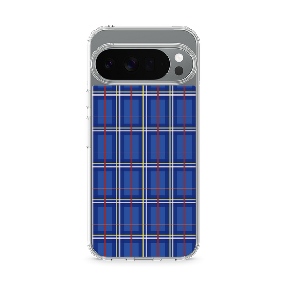 スリムプロテクションケース［ Tartan Check - Blue ］