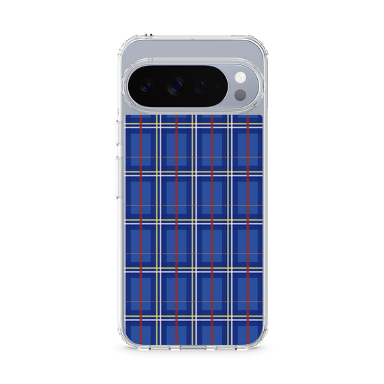 スリムプロテクションケース［ Tartan Check - Blue ］