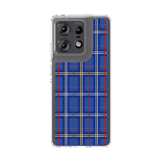 スリムプロテクションケース［ Tartan Check - Blue ］