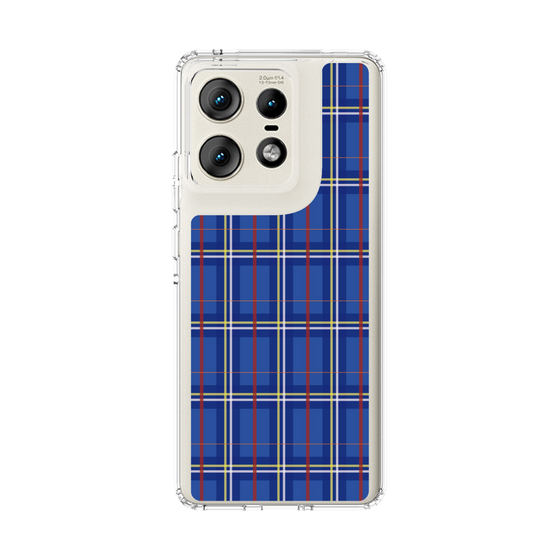 スリムプロテクションケース［ Tartan Check - Blue ］