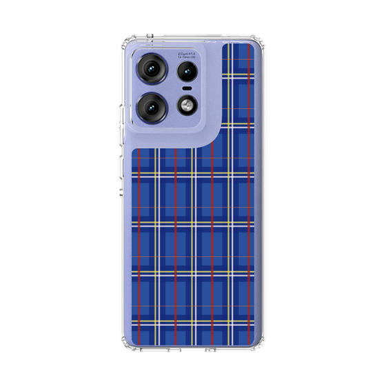 スリムプロテクションケース［ Tartan Check - Blue ］