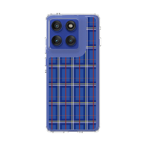 スリムプロテクションケース［ Tartan Check - Blue ］