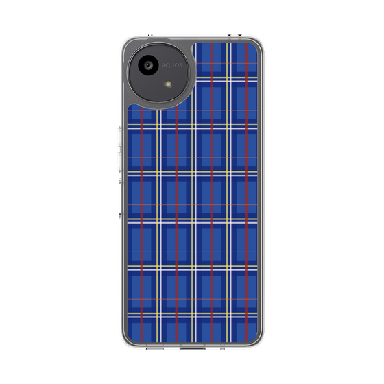 スリムプロテクションケース［ Tartan Check - Blue ］