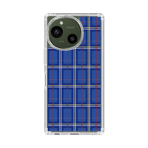 スリムプロテクションケース［ Tartan Check - Blue ］