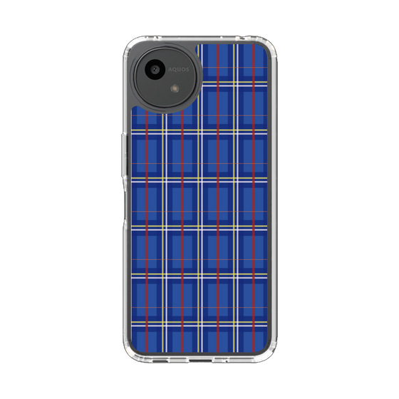 スリムプロテクションケース［ Tartan Check - Blue ］