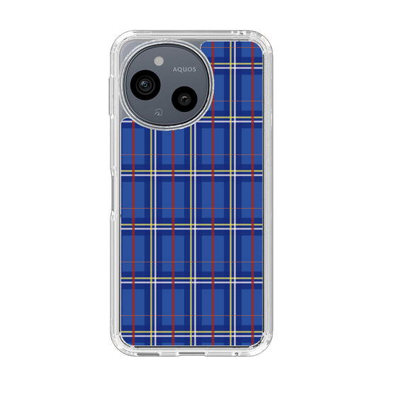 スリムプロテクションケース［ Tartan Check - Blue ］