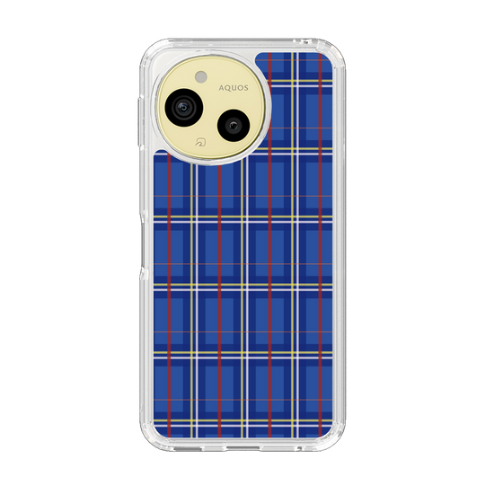 スリムプロテクションケース［ Tartan Check - Blue ］