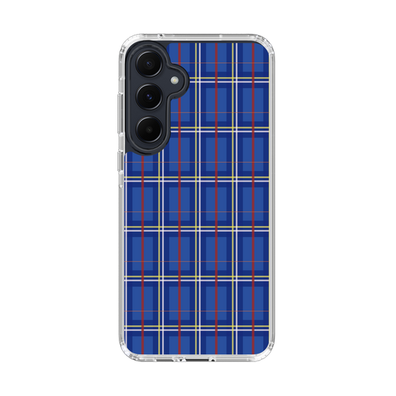 スリムプロテクションケース［ Tartan Check - Blue ］