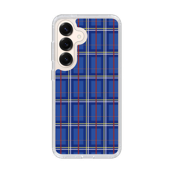 スリムプロテクションケース［ Tartan Check - Blue ］