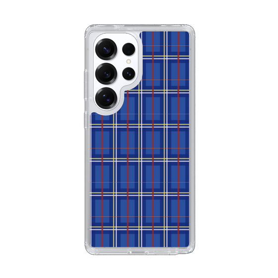 スリムプロテクションケース［ Tartan Check - Blue ］