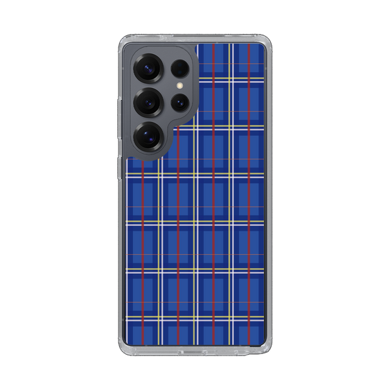 スリムプロテクションケース［ Tartan Check - Blue ］