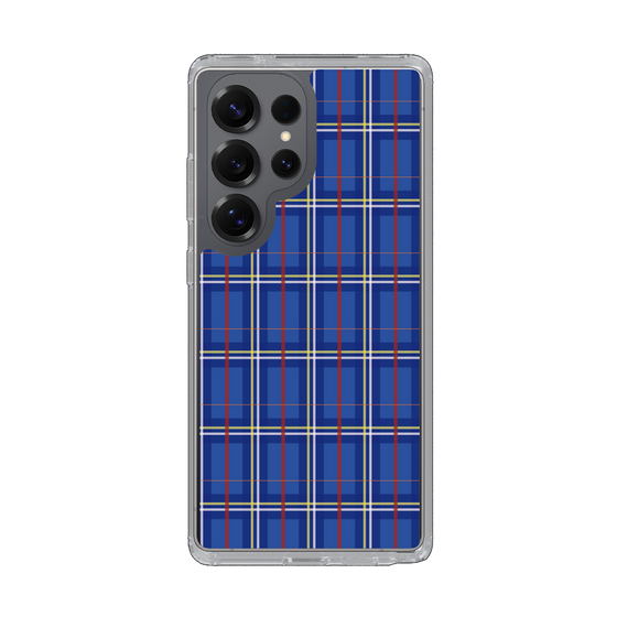 スリムプロテクションケース［ Tartan Check - Blue ］