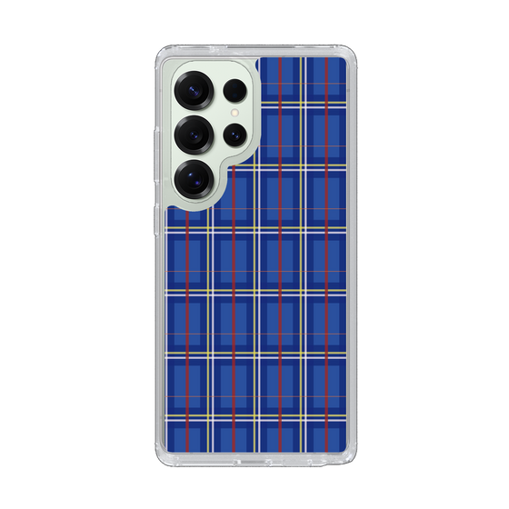 スリムプロテクションケース［ Tartan Check - Blue ］