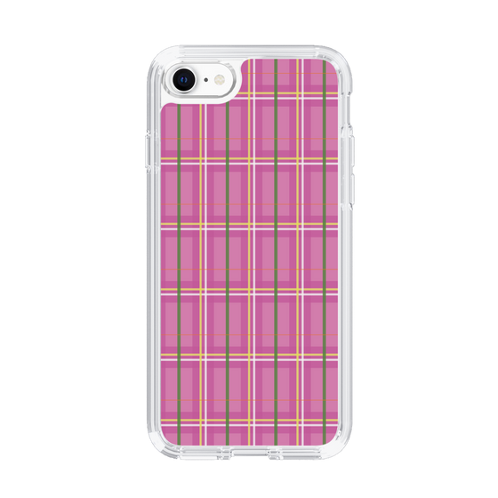 スリムプロテクションケース［ Tartan Check - Pink ］