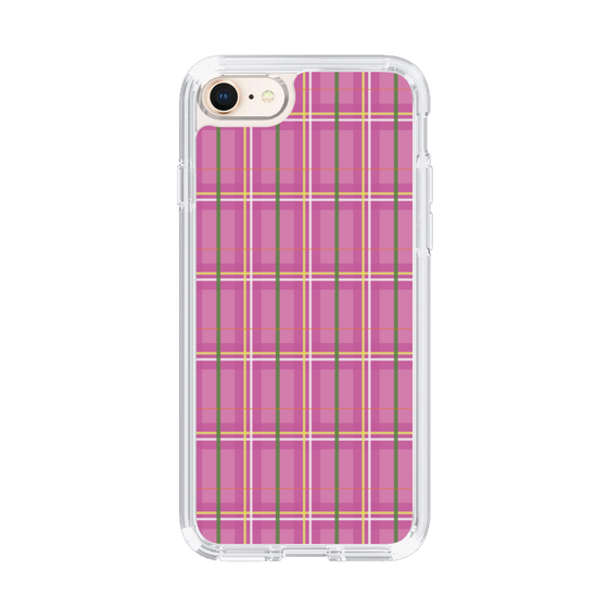 スリムプロテクションケース［ Tartan Check - Pink ］